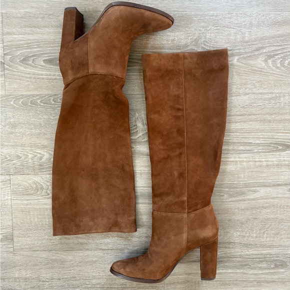 NWOB Lauren Ralph Lauren Artizan Suede Tall Boots - Picture 3 of 8